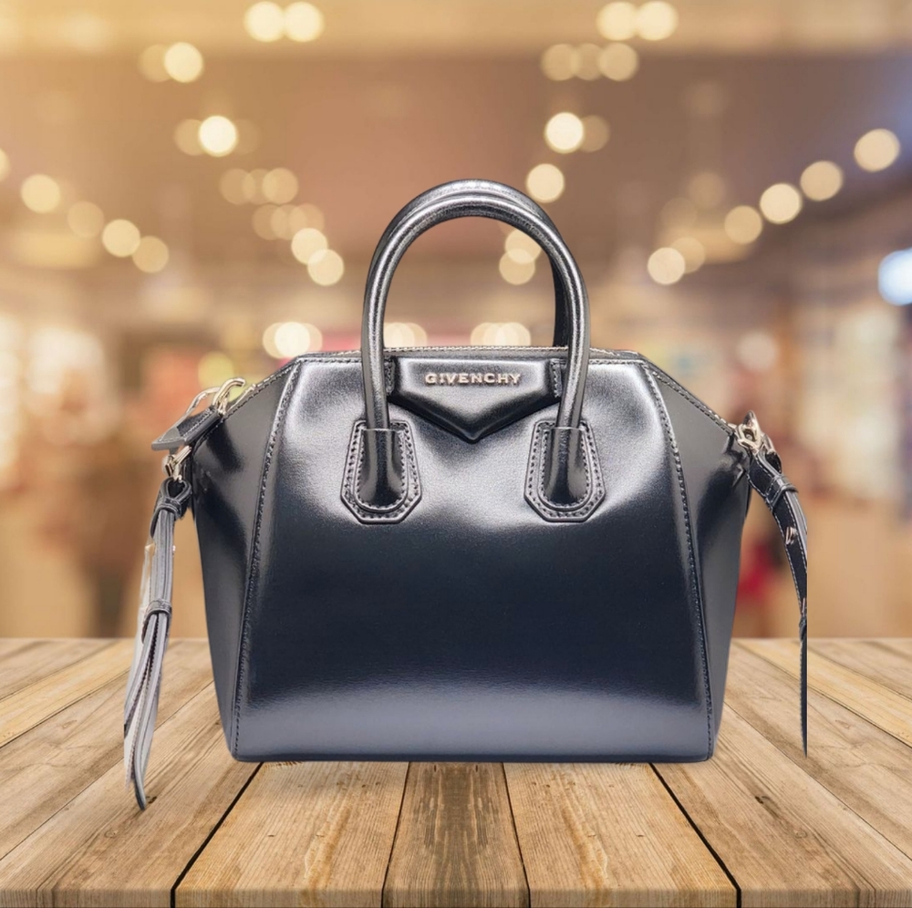 Givenchy Mini Antigona Box Leather Satchel